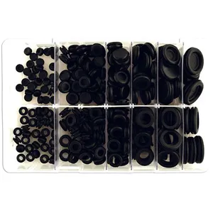 ASSORTMENT GROMMETS OPEN/CLOSED 240-PIECE